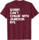 Jameson First Name Funny Personalized Named Friend of T-Shirt - T-Shirt | Maroon