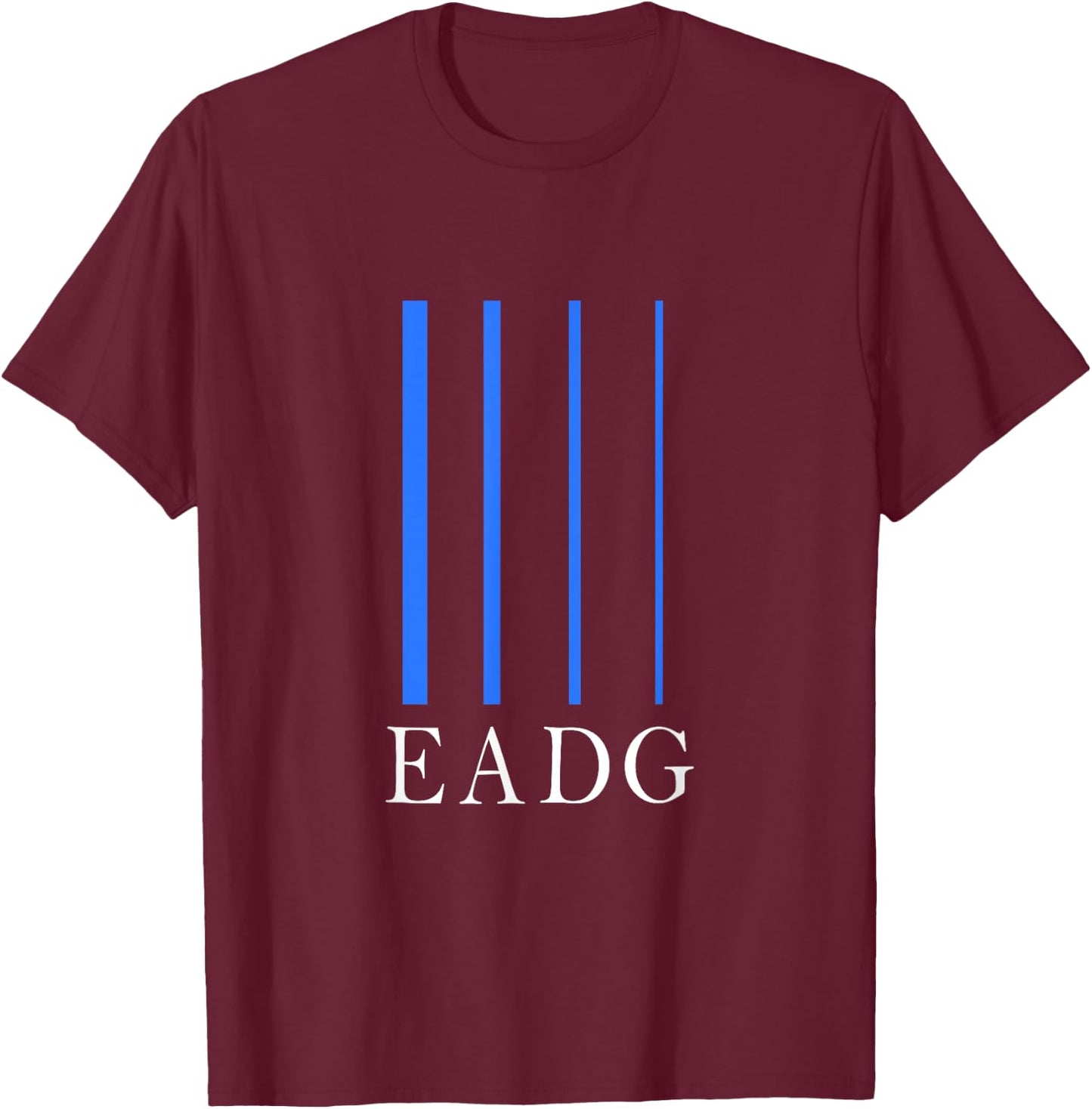 EADG Electric Bass Guitar Bassist 4-String T-Shirt - T-Shirt | Maroon