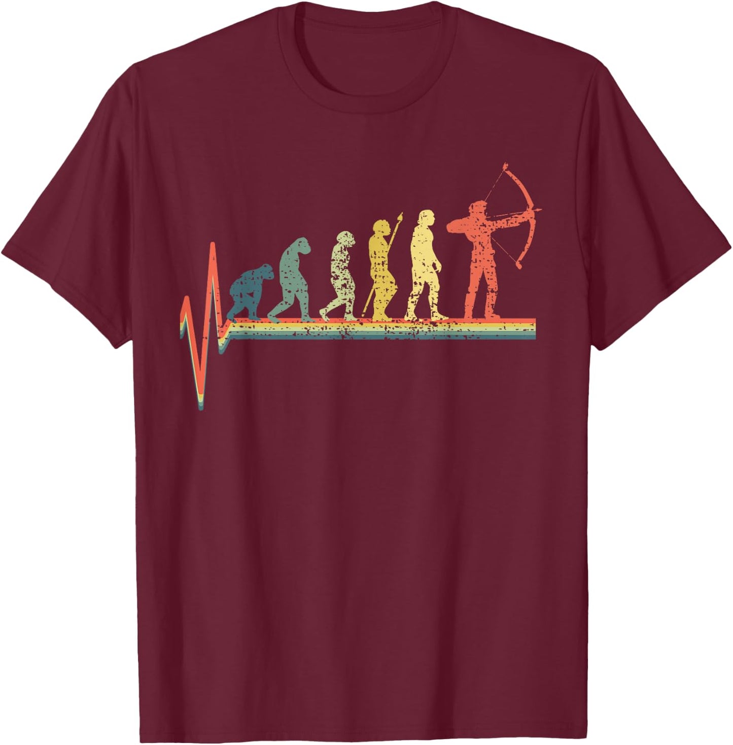 Bow Hunter Hunting Gift Funny Archery T-Shirt - T-Shirt | Maroon