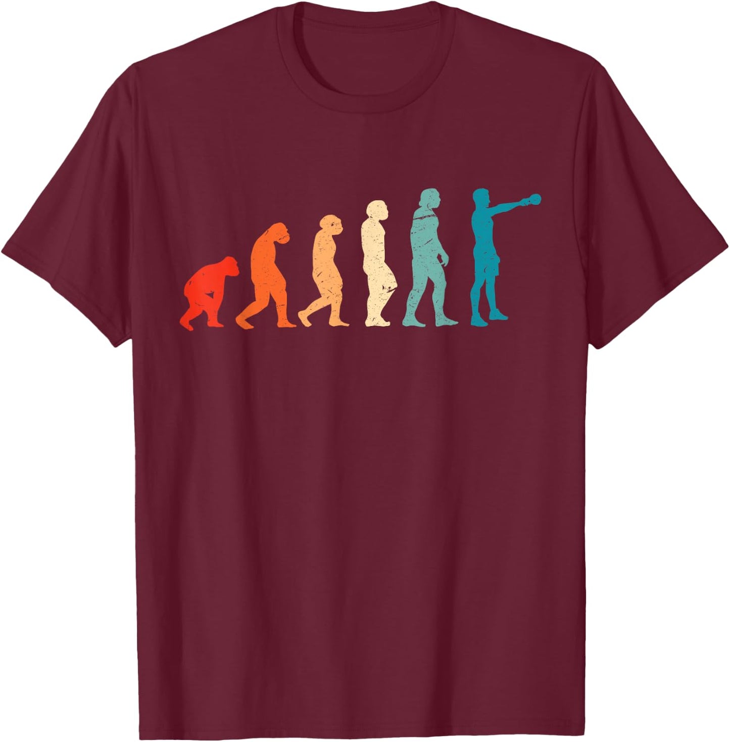 Development of a kettlebell T-Shirt - T-Shirt | Maroon