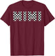 Mimi Racing Race Car Mimi Checkered Flag Pit Crew Bday T-Shirt - T-Shirt | Maroon