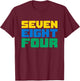 St. Vincent And The Grenadines - 784 T-Shirt - T-Shirt | Maroon
