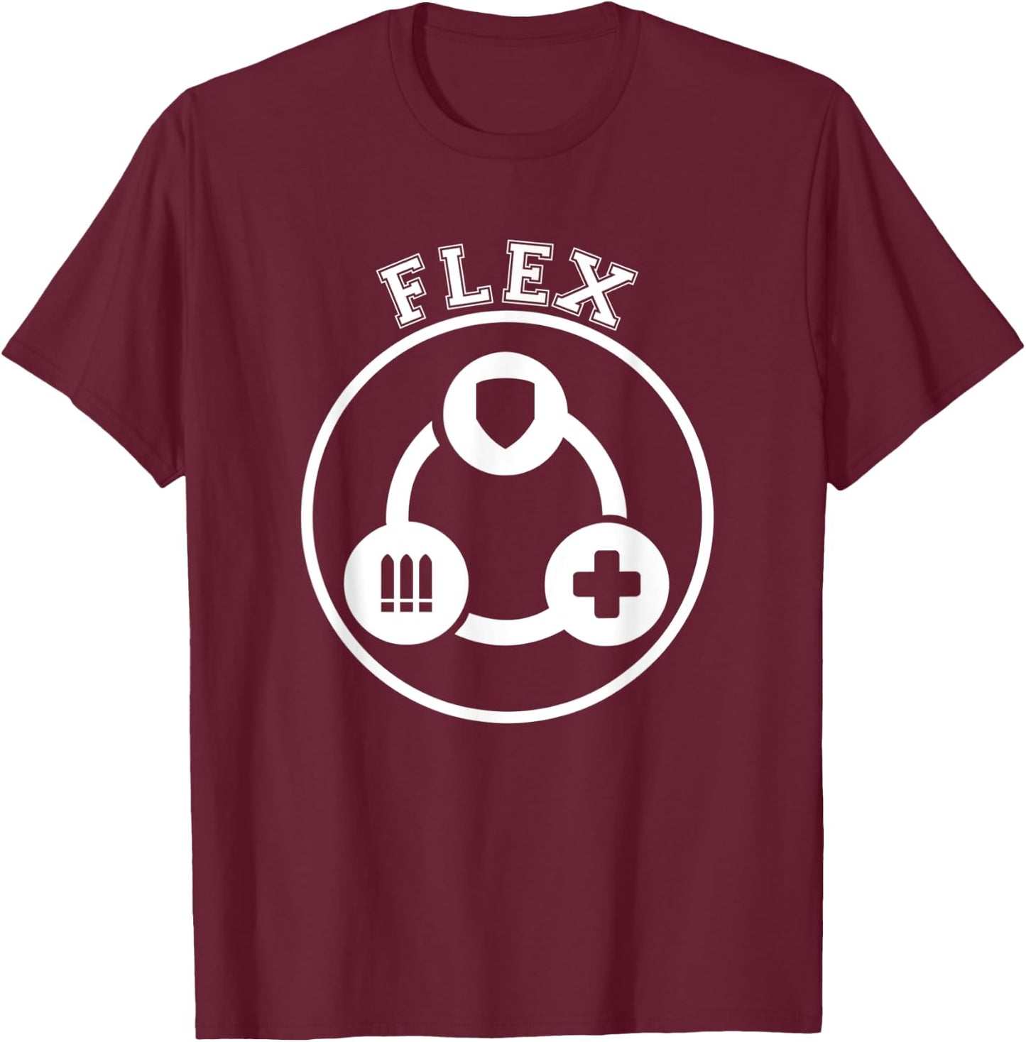 Flex Role First Person Shooter (FPS) T-Shirt - T-Shirt | Maroon