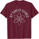 Beer Brewer - My Kind Of Science Hops Craft Beer Funny Gift T-Shirt - T-Shirt | Maroon