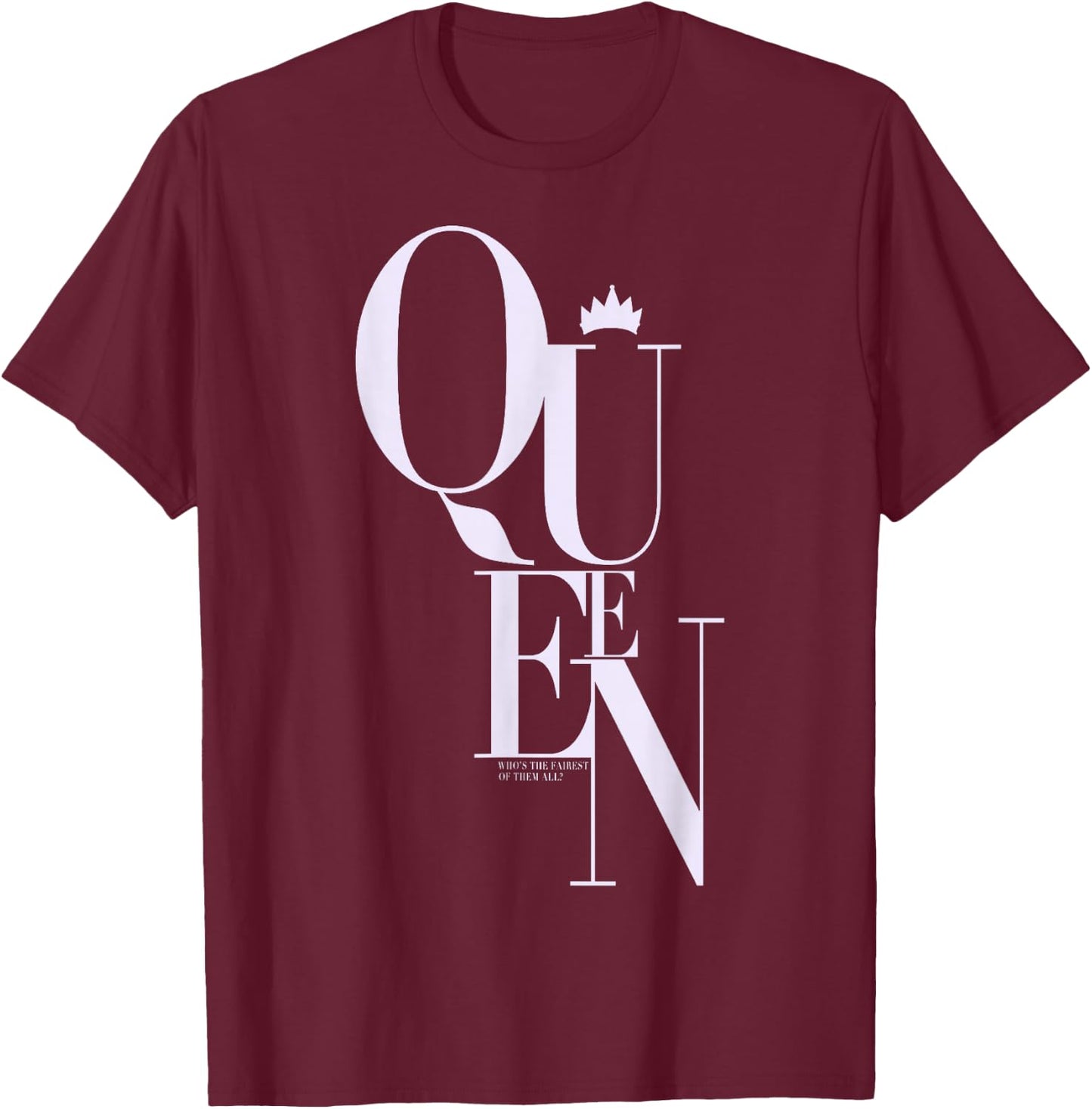 Disney Snow White Evil Queen Quote Graphic T-Shirt - T-Shirt | Maroon