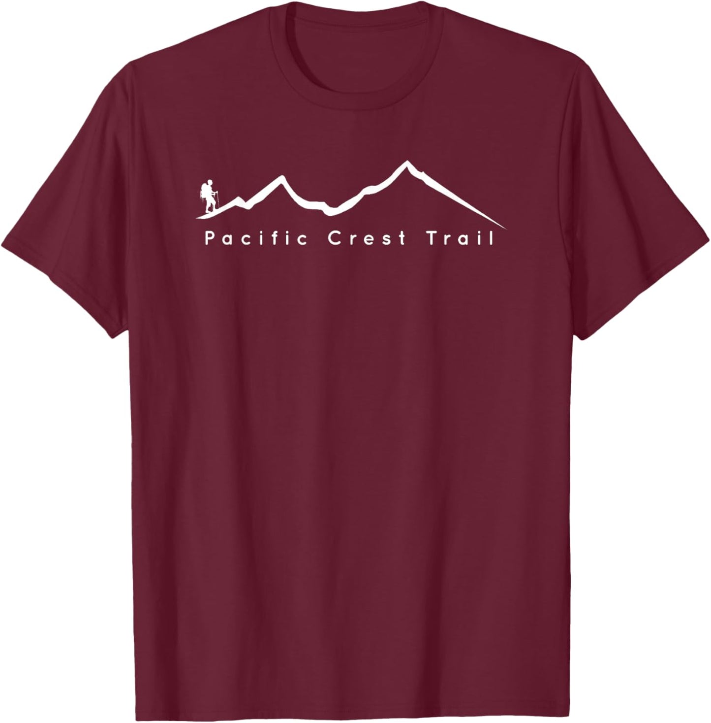 Pacific Crest Trail Backpacker T-Shirt - T-Shirt | Maroon