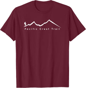 Pacific Crest Trail Backpacker T-Shirt - T-Shirt | Maroon