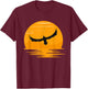 Flying Soaring Bald Eagle Bird Lover Gift Women Kids T-Shirt - T-Shirt | Maroon