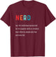 Funny Retro Nerd Definition Geek Gamer Scientist Computer T-Shirt - T-Shirt | Maroon