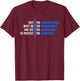 Thin Blue Line Police Lives Matter Shirt T-Shirt - T-Shirt | Maroon