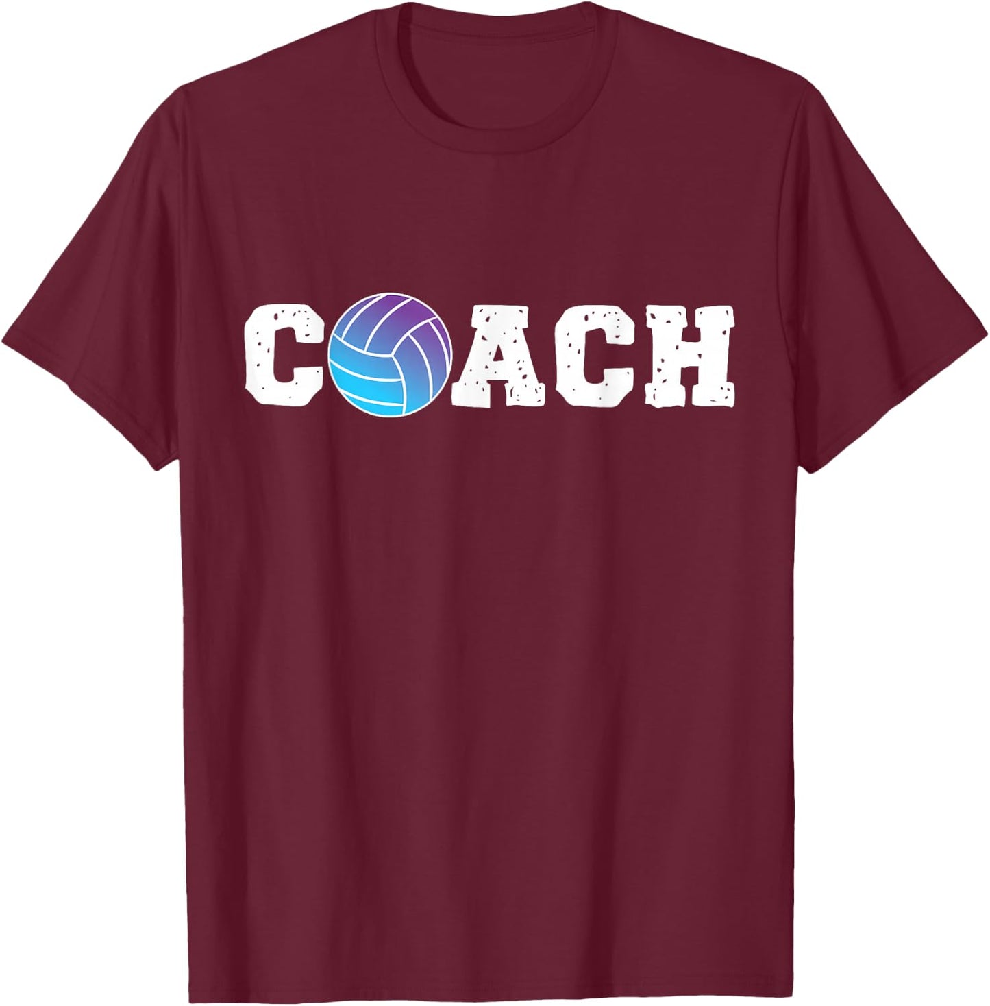 Team Coach Coach Volleyball Player T-Shirt - T-Shirt | Maroon