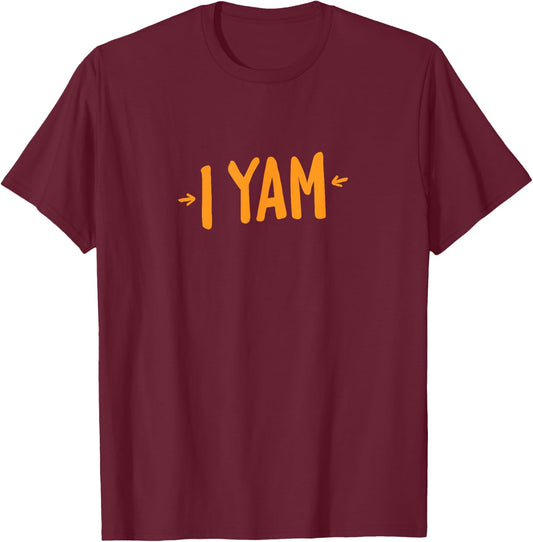 She's My Sweet Potato I YAM Couple's Matching Shirt T-Shirt - T-Shirt | Maroon