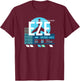 Vintage Buenos Aires Argentina Airport Code Retro Travel Day T-Shirt - T-Shirt | Maroon