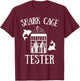Wheelchair Handicap Humor Handicapped Shark Cage Tester T-Shirt - T-Shirt | Maroon