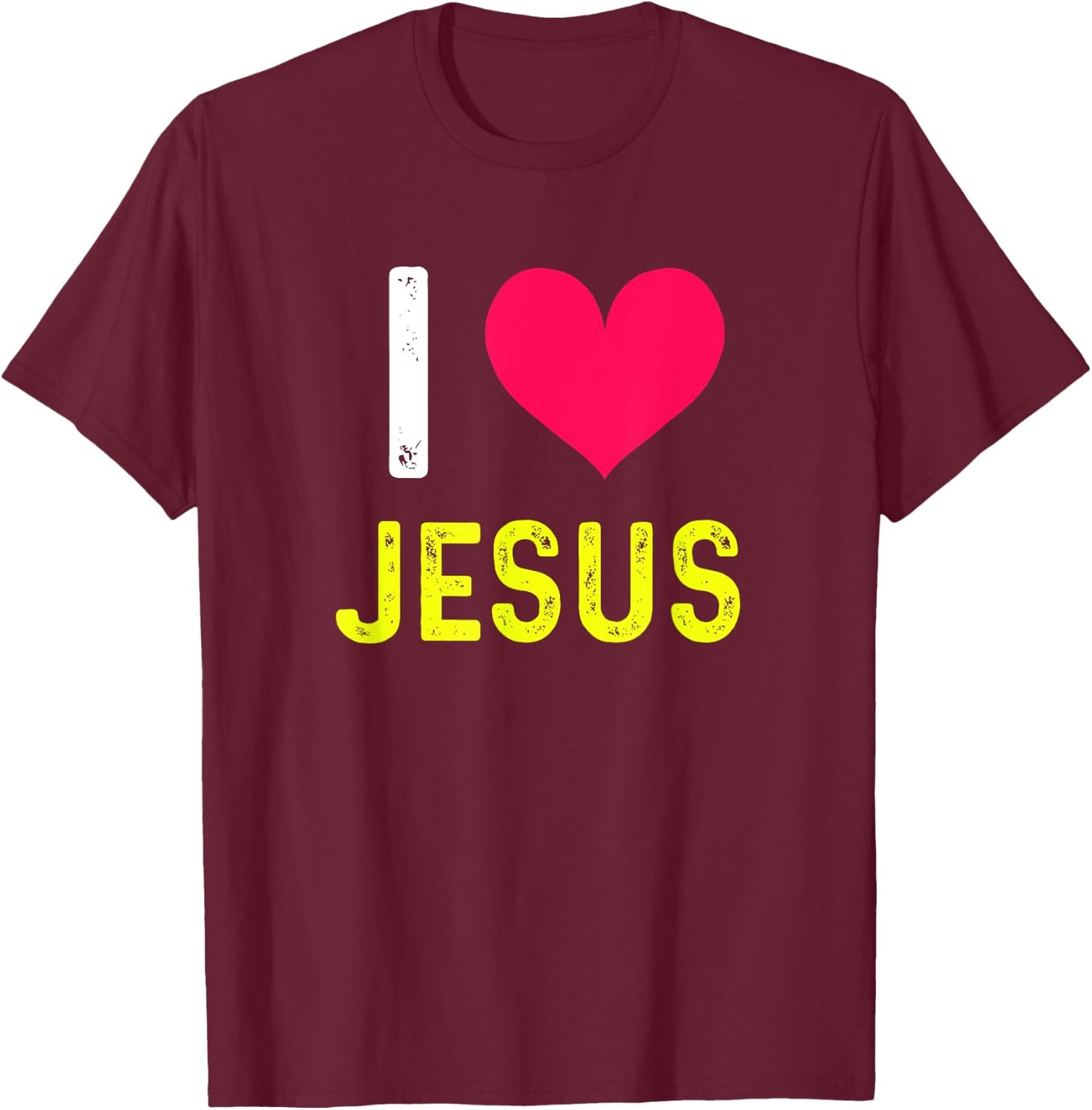 Christian, God and Jesus Christ Lover T-Shirt - T-Shirt | Maroon