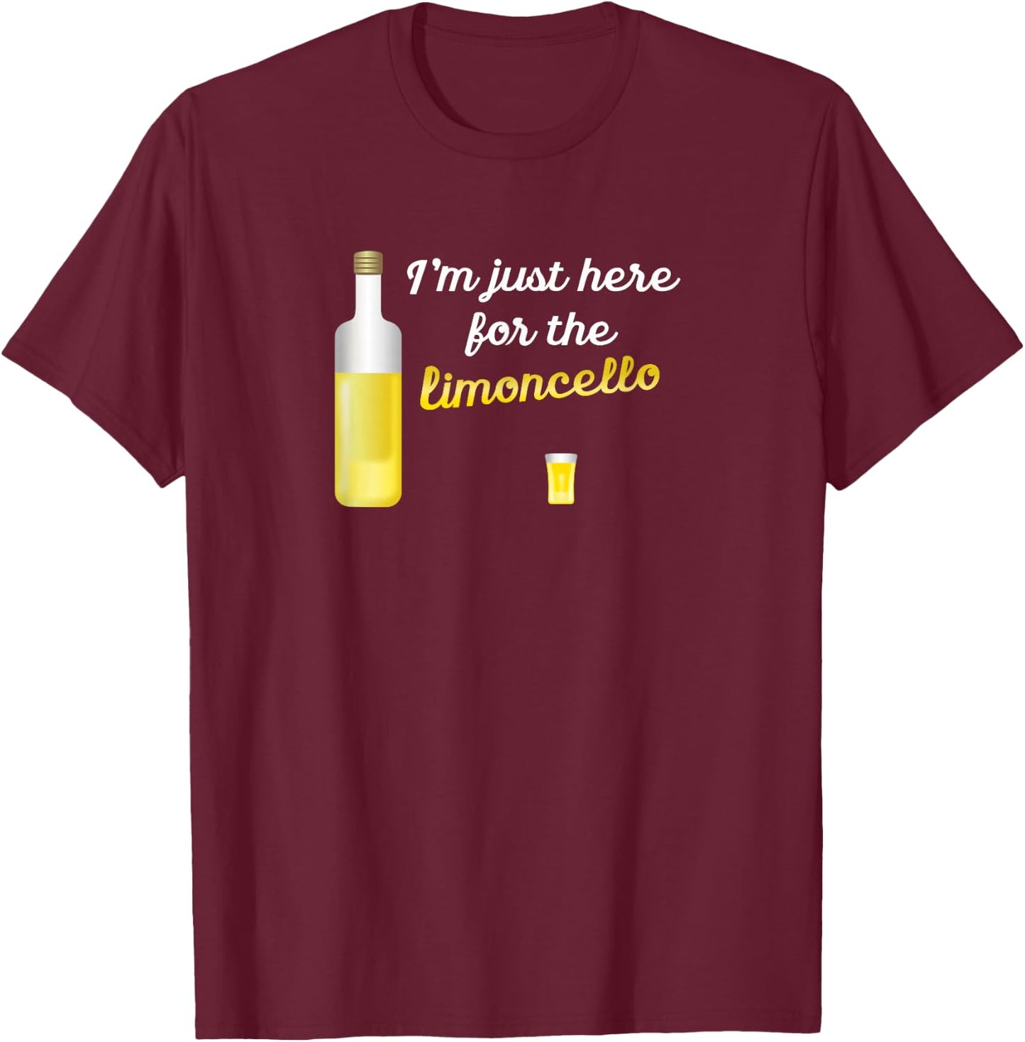 Funny Limoncello T-Shirt - T-Shirt | Maroon