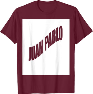 Juan Pablo Family Reunion Last Name Team Funny Custom T-Shirt - T-Shirt | Maroon