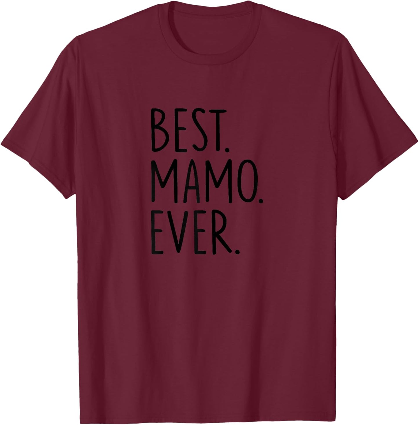 Gifts For Mamo Best Mamo Ever - Women's Blue X-Small Classic Fit Short Sleeve T-Shirt - T-Shirt | Maroon