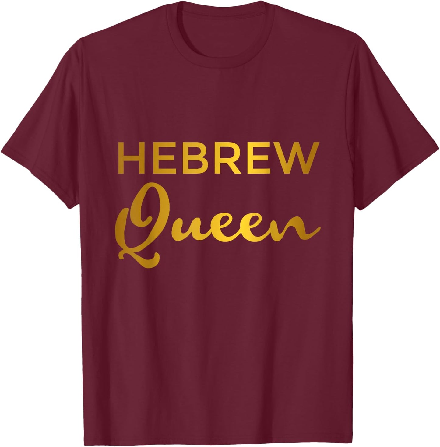 Hebrew Queen Shirt Hebrew Israelite Clothing Lion of Judah T-Shirt - T-Shirt | Maroon