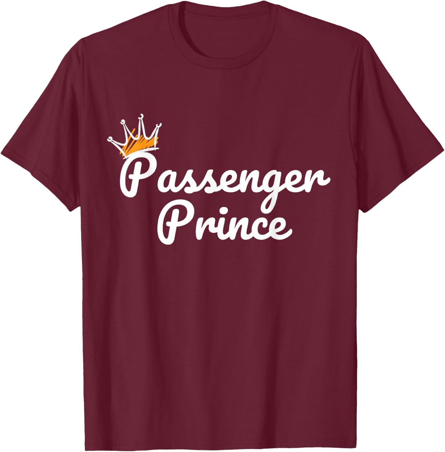 Passenger Prince, Prince Passenger T-Shirt - T-Shirt | Maroon