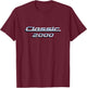 25th Birthday Vintage Classic Car 25 Year Old Classic 2000 T-Shirt - T-Shirt | Maroon