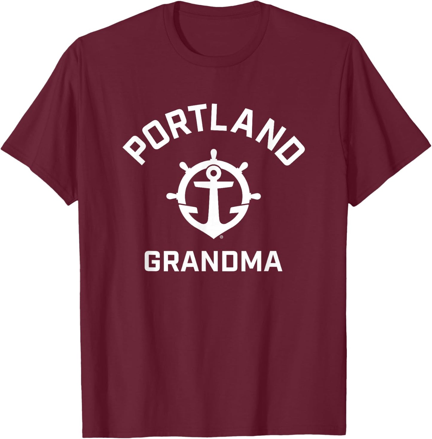 University of Portland Pilots Arched Grandma T-Shirt - T-Shirt | Maroon