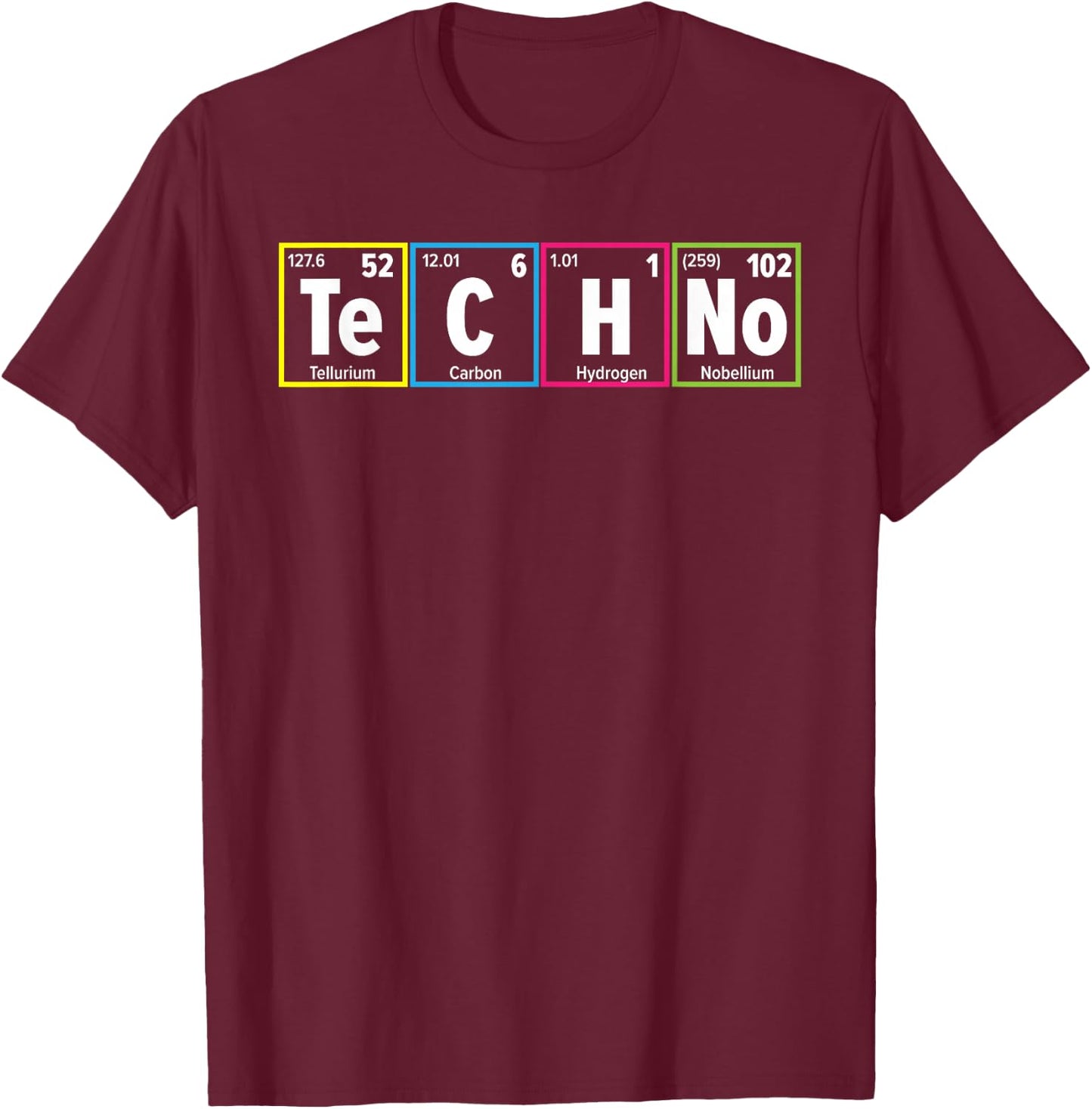 Techno Music Lover Trance Raver Headbanger EDM Astronaut T-Shirt - T-Shirt | Maroon