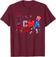 4th Of July Shirt Stethoscope Patriotic CMA T-Shirt - T-Shirt | Maroon