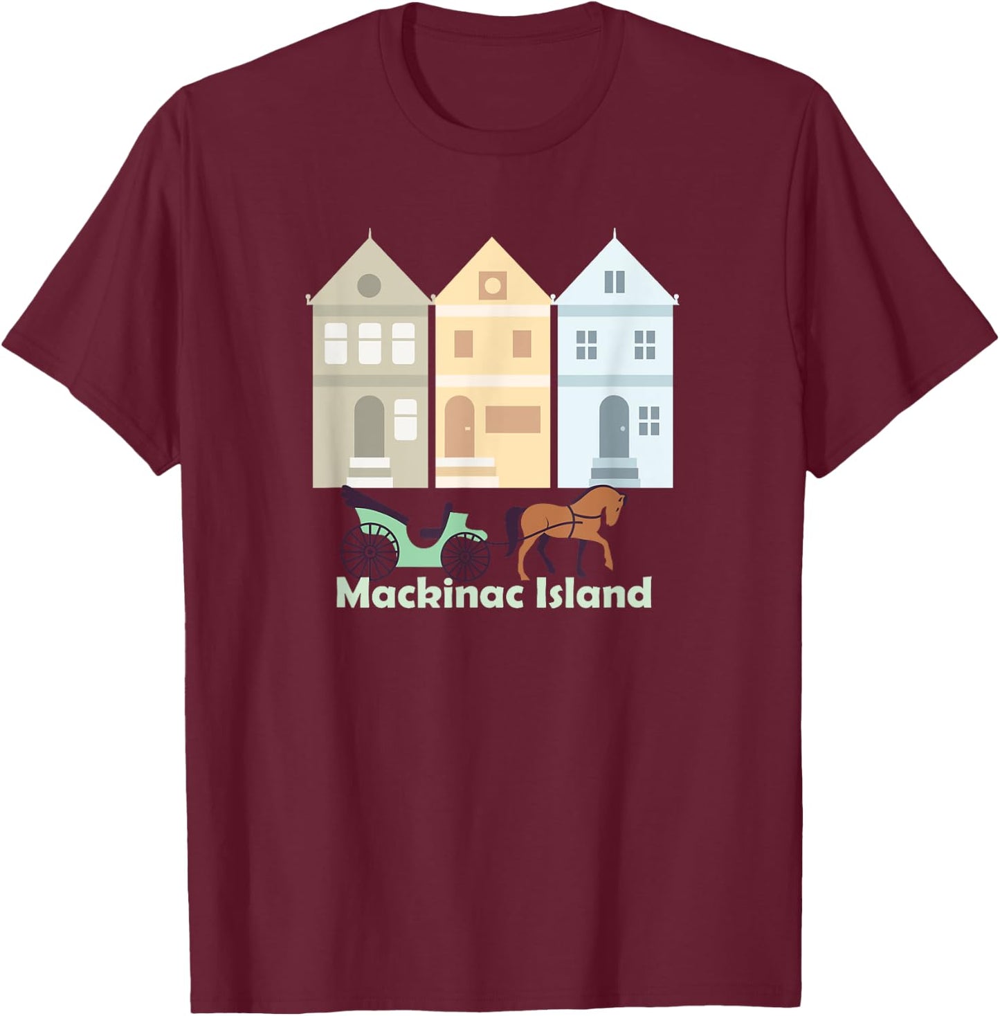 Mackinac Island T-Shirt - T-Shirt | Maroon