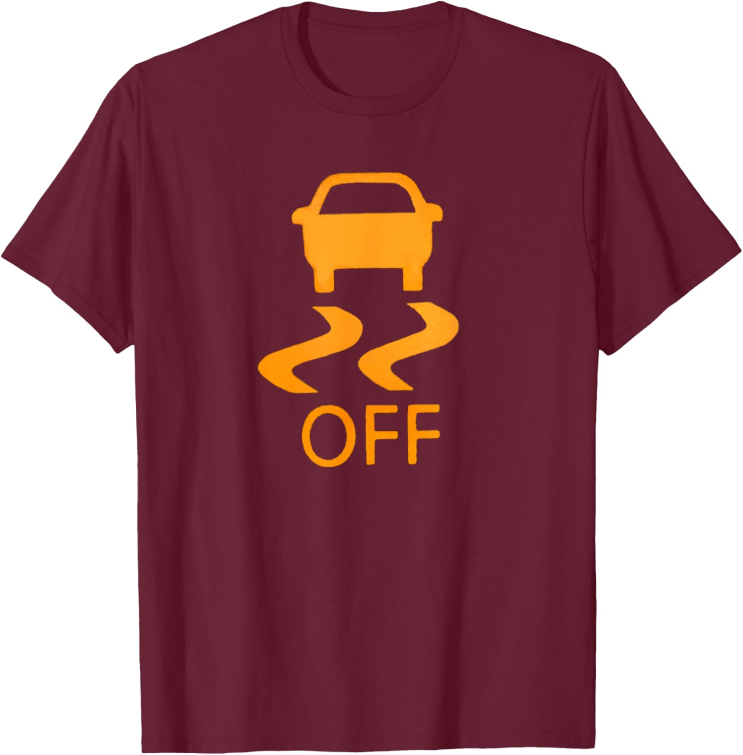 Car Check Engine Light T Shirt T-Shirt - T-Shirt | Maroon