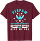 Peepaw: Funny Unicorn - Never Thought I'd Be Wearing T-Shirt - T-Shirt | Maroon