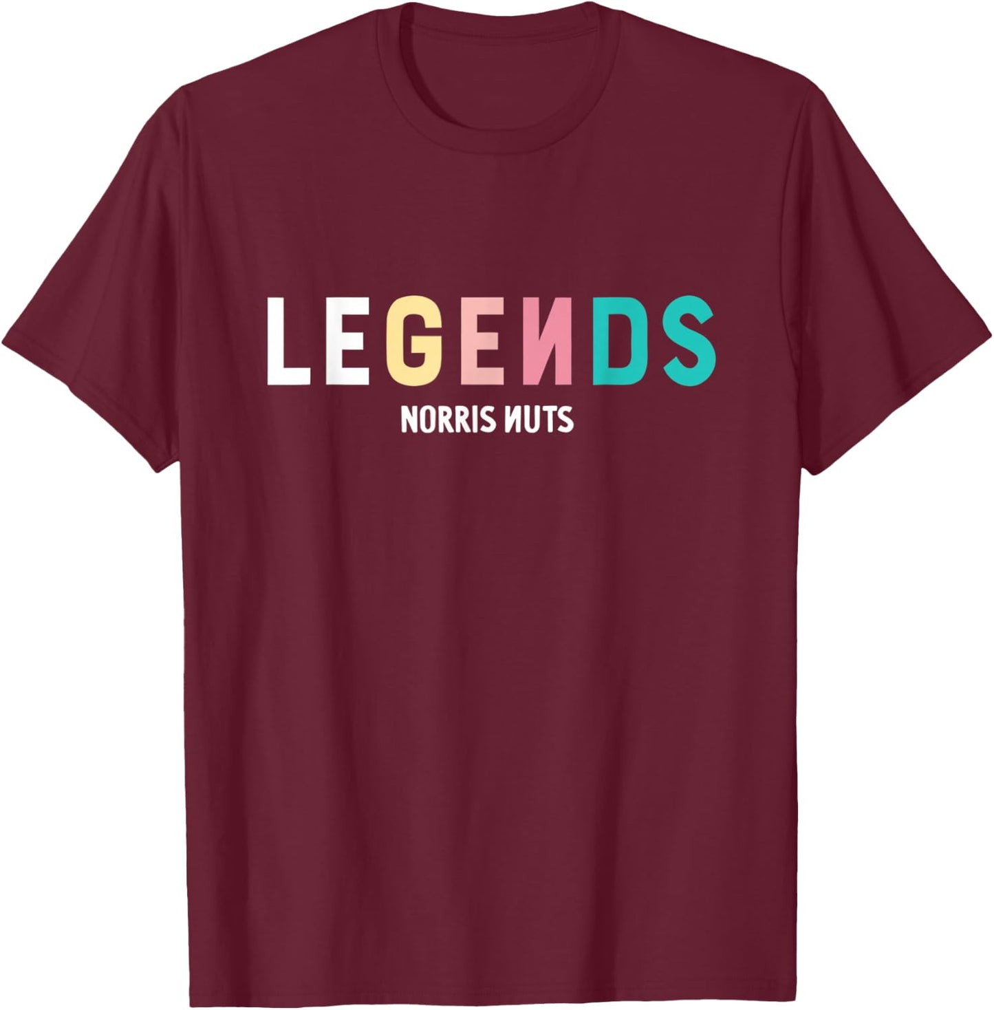 Norris Nuts Merch Legends The Norris Nuts T-Shirt - T-Shirt | Maroon