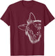 Funny Lionhead Rabbit T-Shirt - T-Shirt | Maroon