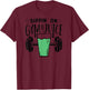 Sippin' On Gym & Juice Shirt Women Vegan Lifting T-Shirt - T-Shirt | Maroon