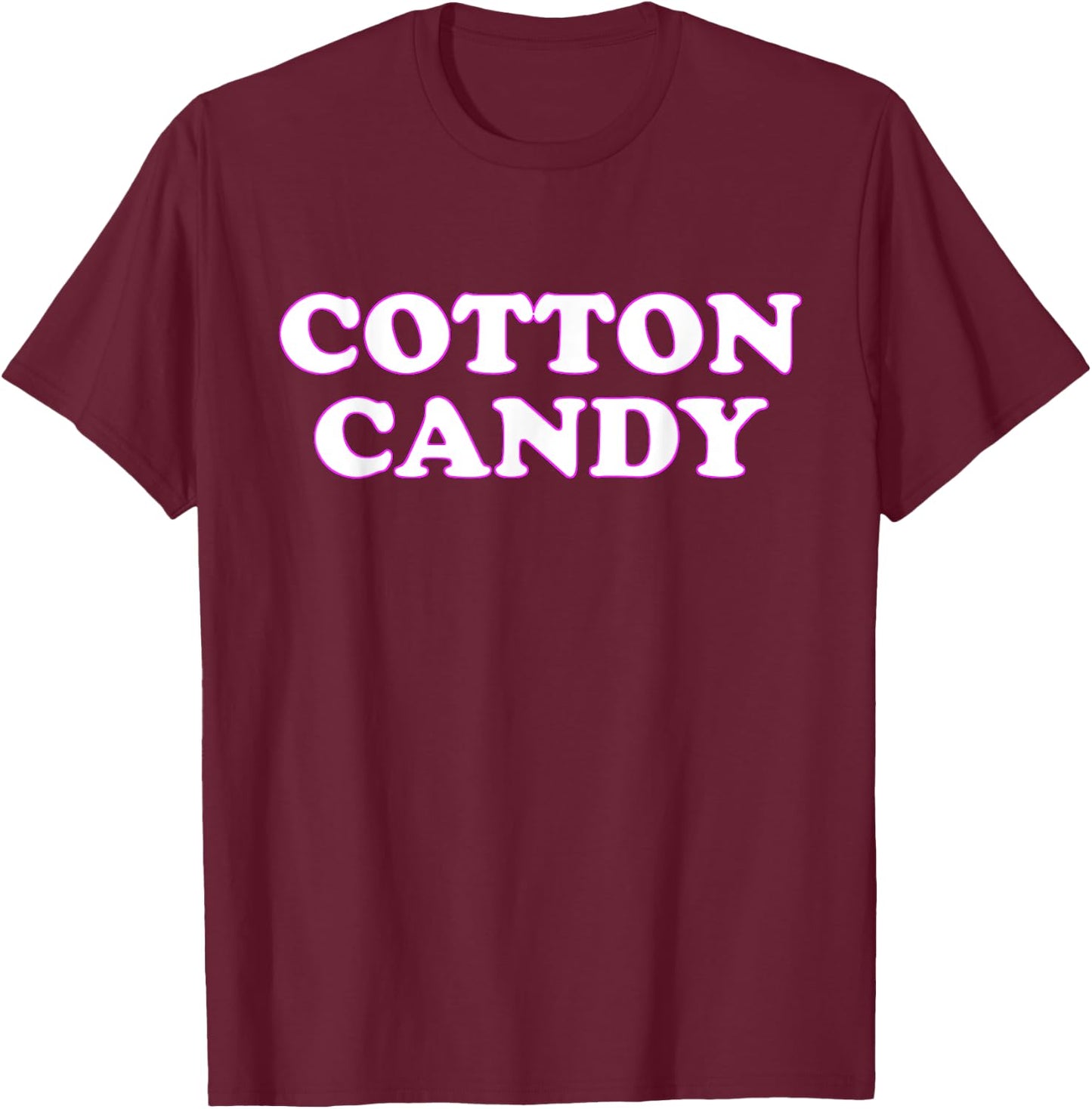 Cotton Candy Halloween Costume Pretend I'm Cotton Candy T-Shirt - T-Shirt | Maroon