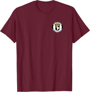 101st Airborne Division US Army Air Assault Military Veteran T-Shirt - T-Shirt | Maroon