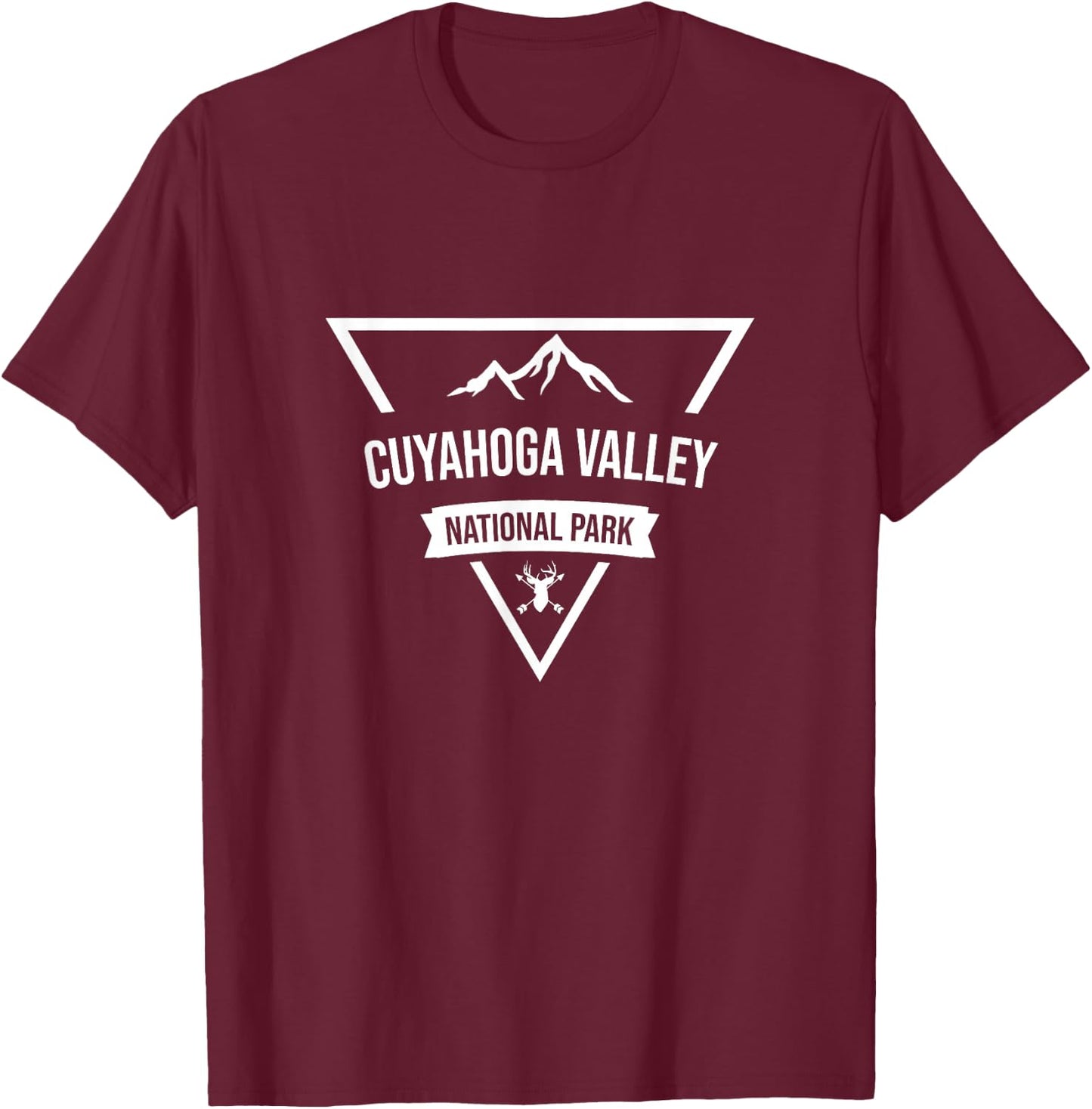 Cuyahoga Valley National Park T-Shirt - T-Shirt | Maroon