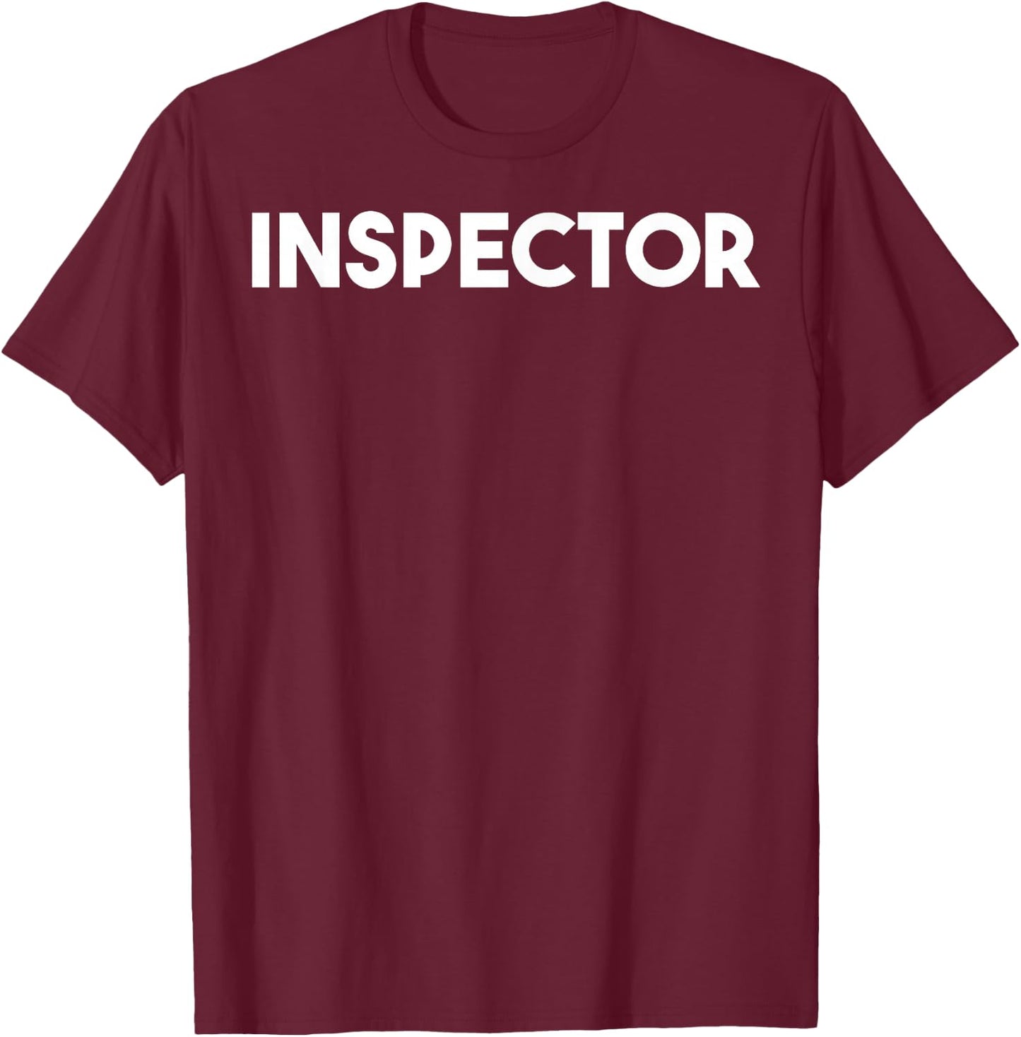 Inspector T-Shirt - T-Shirt | Maroon
