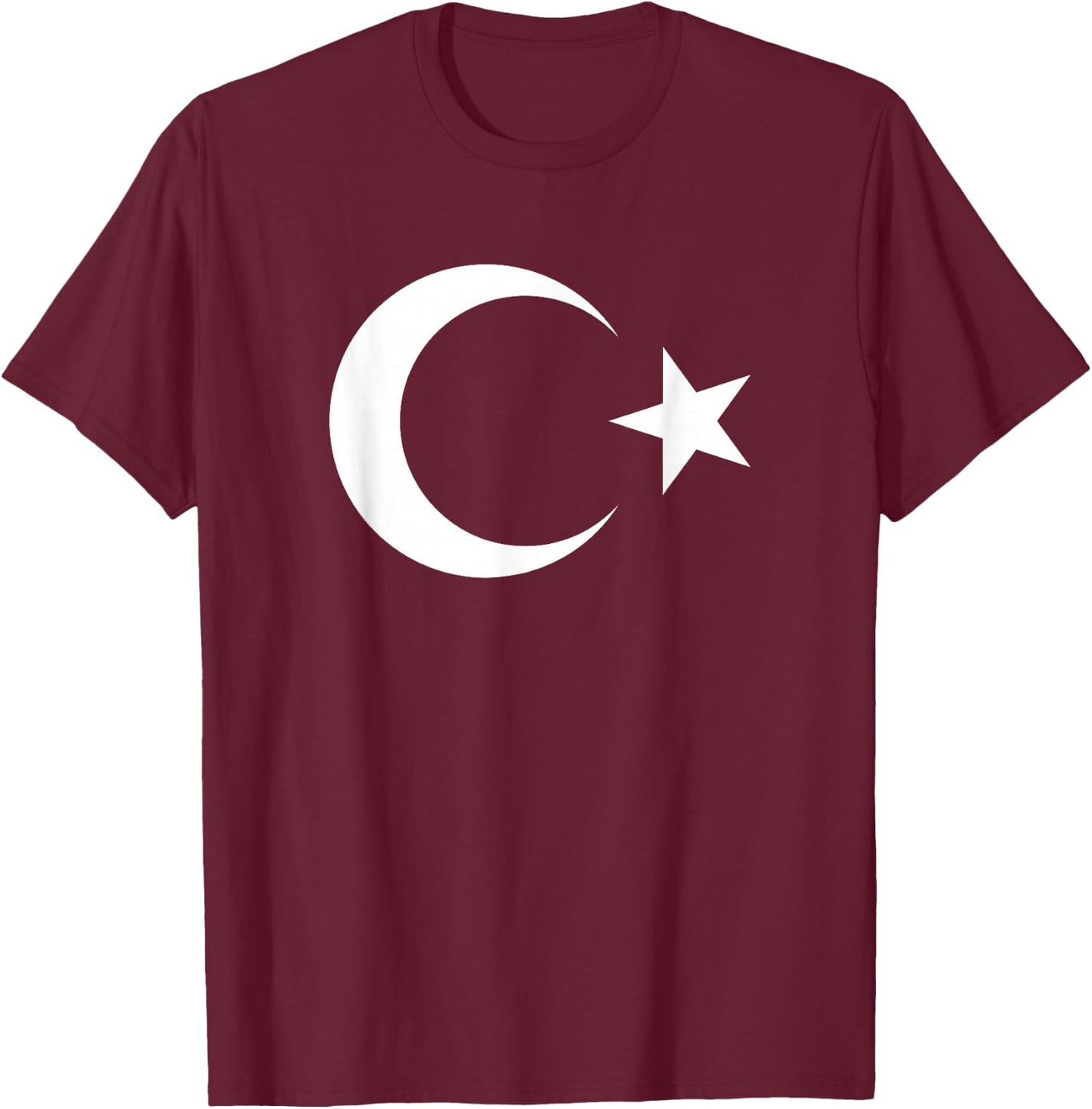 Turkish Flag Turk Bayragi Turkiye Turkey Flag T-Shirt - T-Shirt | Maroon