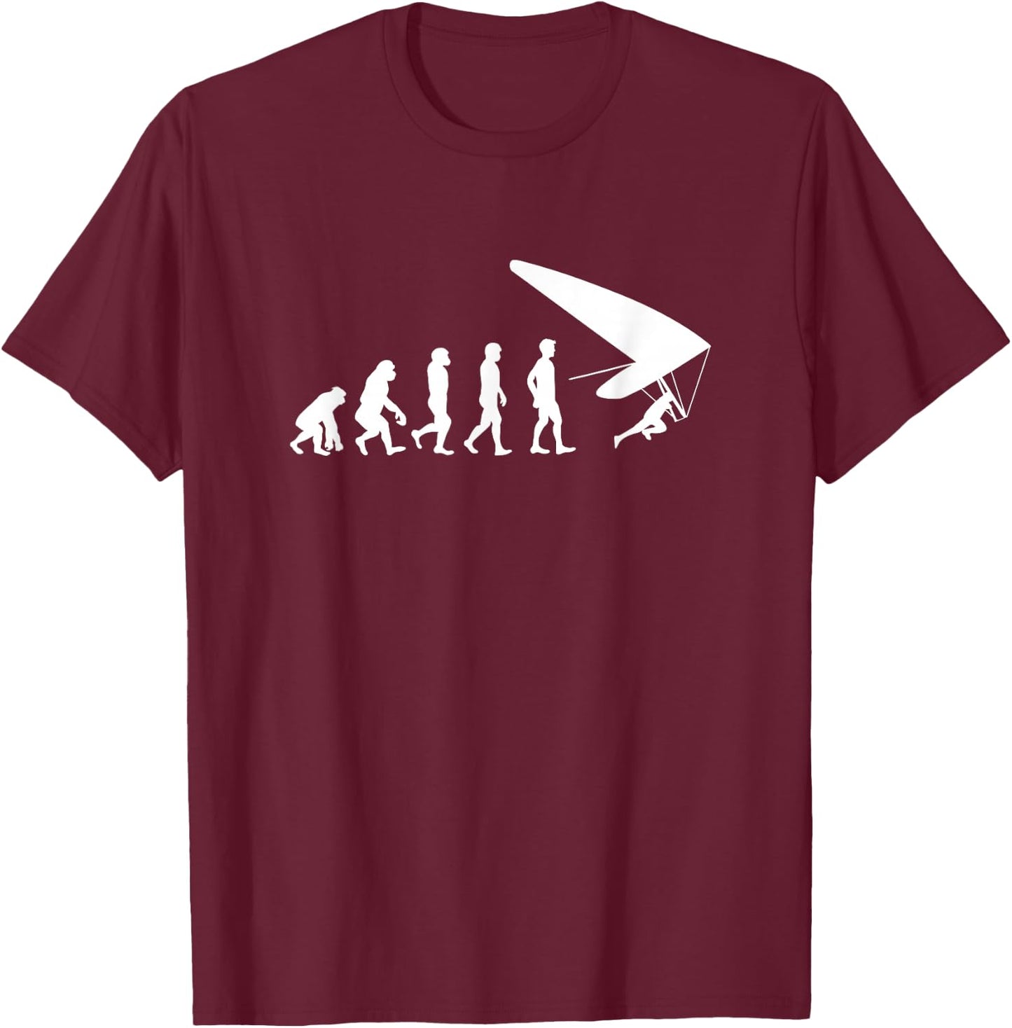 Funny Hang Gliding - Cool Glider T-Shirt - T-Shirt | Maroon