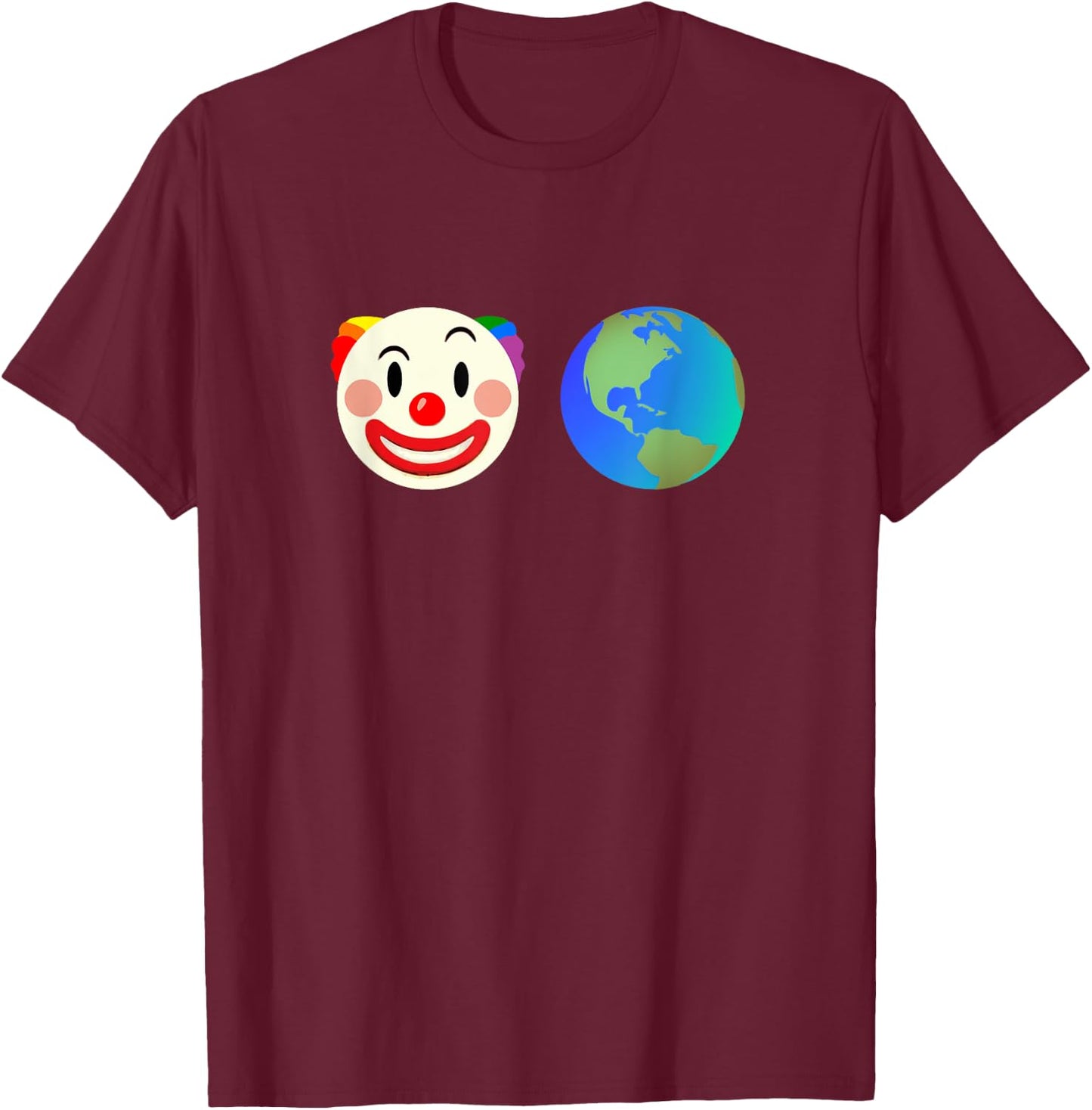 Clown World Design Honk Honk Small T-Shirt - T-Shirt | Maroon