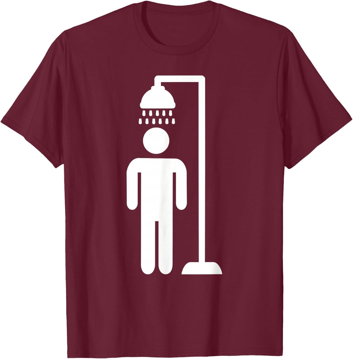 Shower T-Shirt - T-Shirt | Maroon