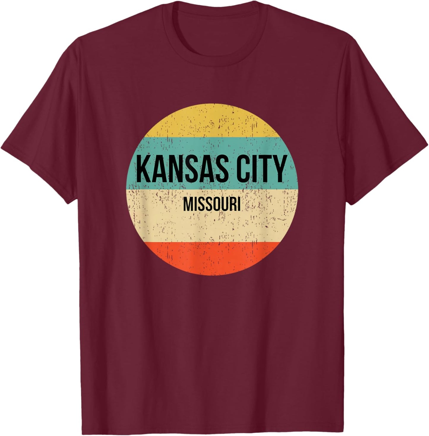 Kansas City Missouri Jersey | Kansas City T-Shirt - T-Shirt | Maroon