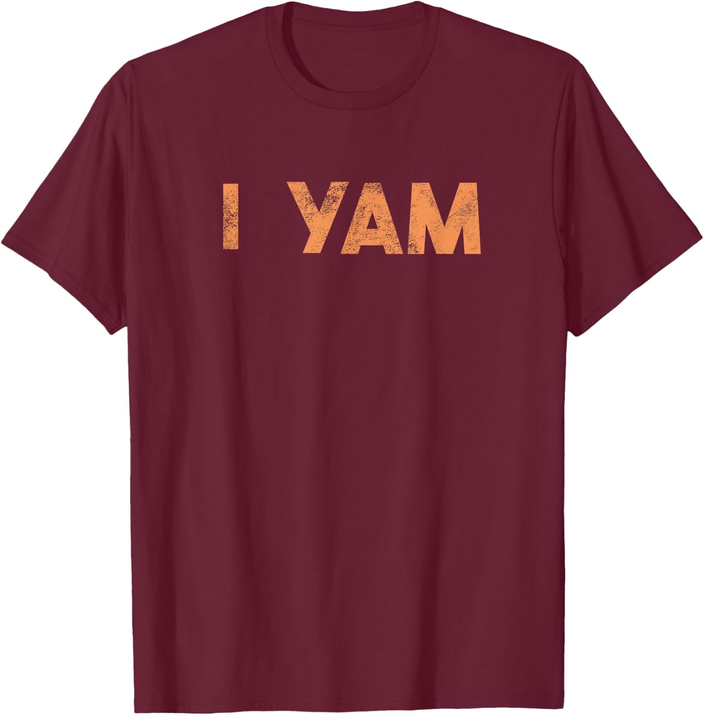 I Yam Shirt Shes My Sweet Potato Matching Couple Halloween T-Shirt - T-Shirt | Maroon