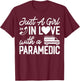 Paramedic Wife Apparel - Best Funny Paramedics Design T-Shirt - T-Shirt | Maroon