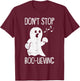 Ghost Boo Lazy Halloween Costume Funny Pun Ghoul Spirit T-Shirt - T-Shirt | Maroon