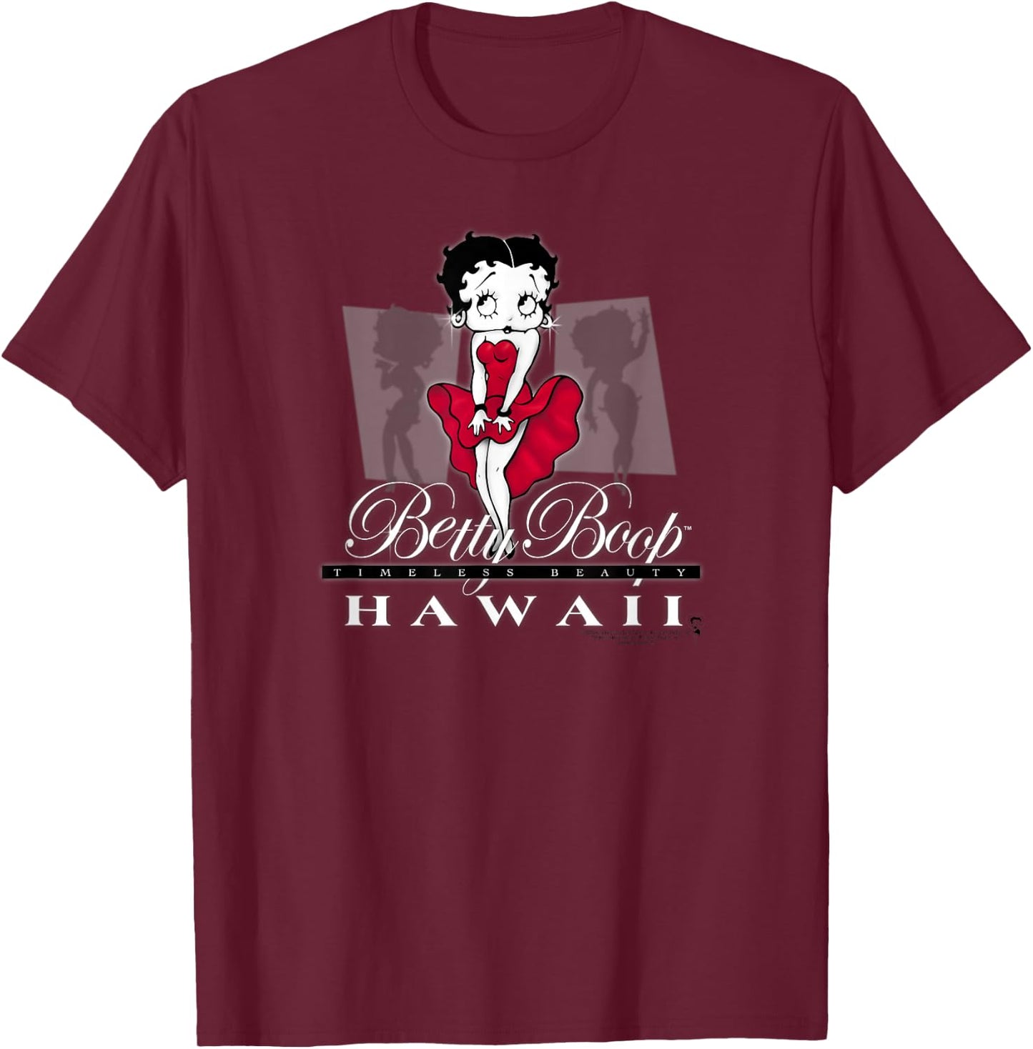 Betty Boop Timeless Beauty T-Shirt - T-Shirt | Maroon