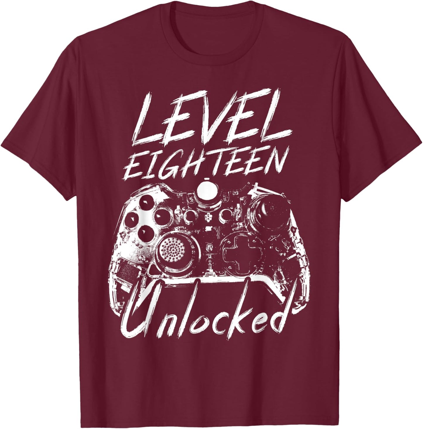 18th Birthday Gift 18 Year Old Gifts 18th Birthday T-Shirt - T-Shirt | Maroon