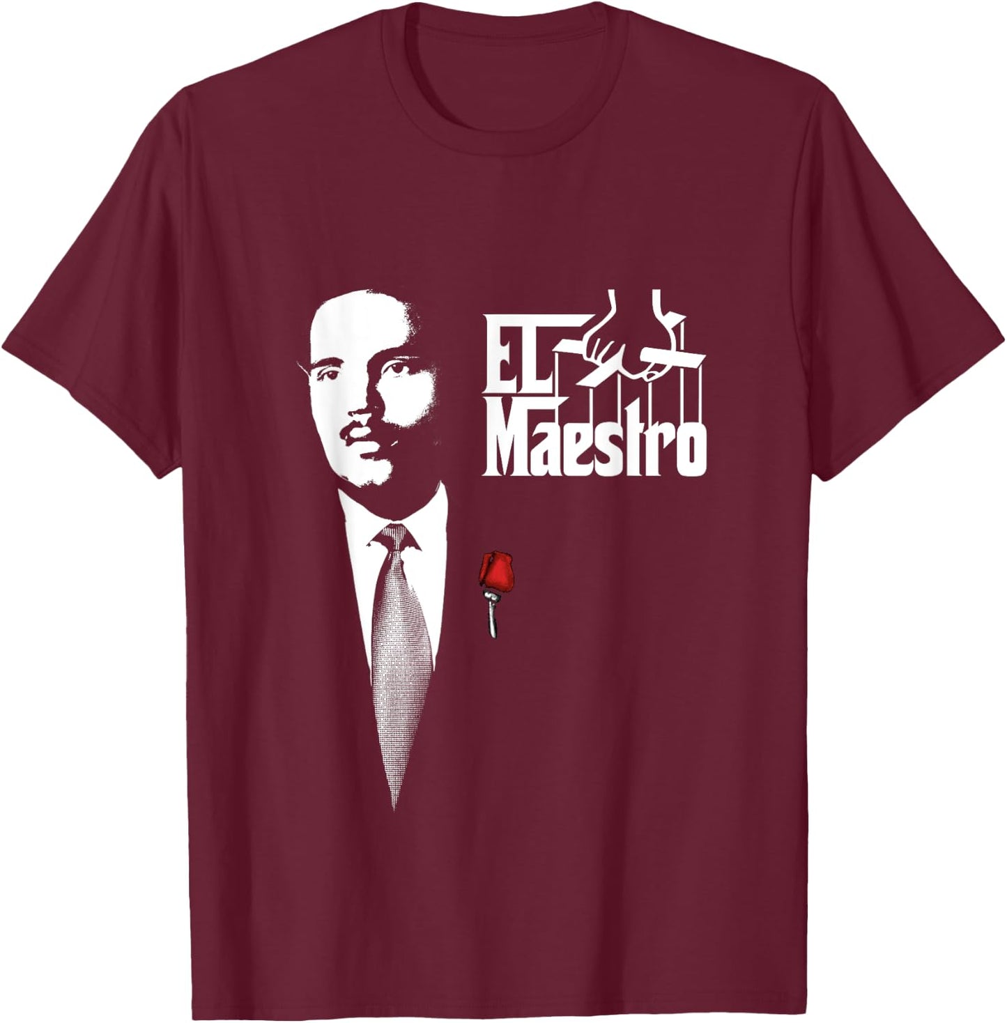 Pedro Albizu Campos El Maestro Puerto Rico T-Shirt - T-Shirt | Maroon