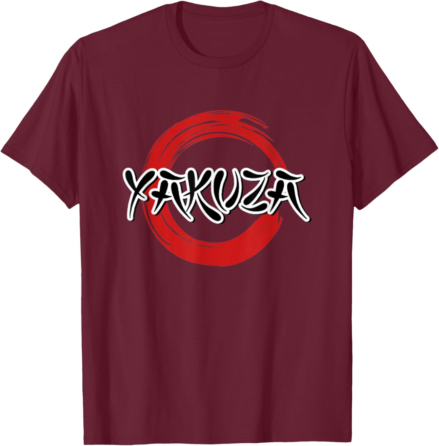 Japanese Yakuza T-Shirt - T-Shirt | Maroon
